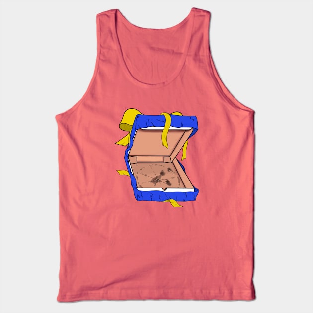 Wrapped Pizza box Tank Top by drew.art